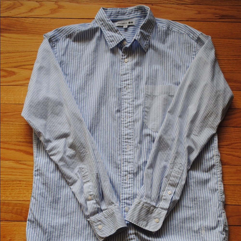 J.W.Anderson Fine Broadcloth Long Sleeve Shirt L